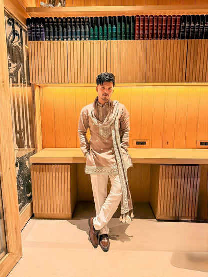 The royal Drape Kurta Dupata Per
